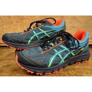 Asics Womens Gel‎ Scram 2 T3G2Q Blue / Orange  Running Shoes Sneakers Size 8